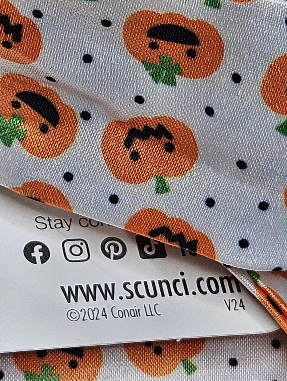 Happy Halloween Scrunchie and bandana set